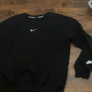 Nike Men's Black Crewneck Sweater